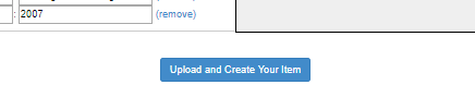 upload and create button